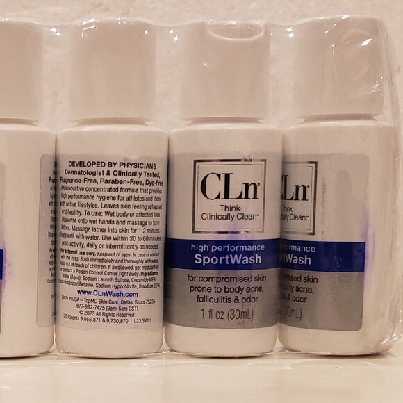 Set of 6 Travel Size CLn High Performance Sport Wash - Picture 6 of 6